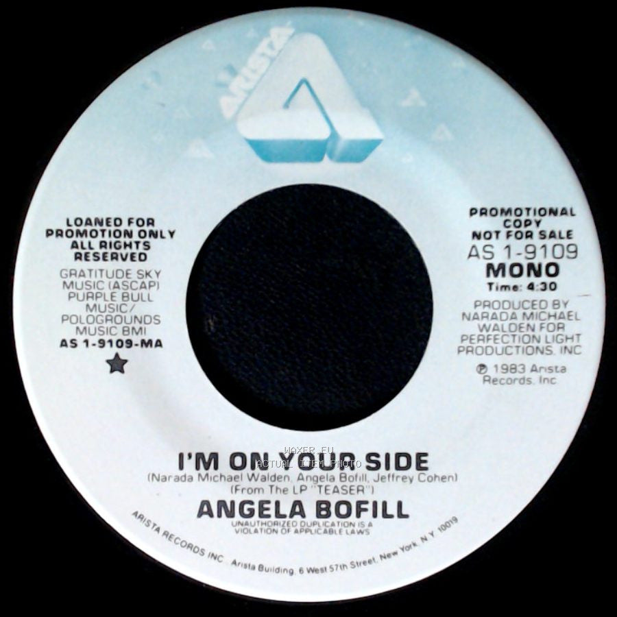 Angela Bofill - I'm On Your Side / I'm On Your Side side B
