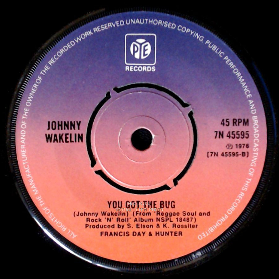 Johnny Wakelin - In Zaire / You Got The Bug side B