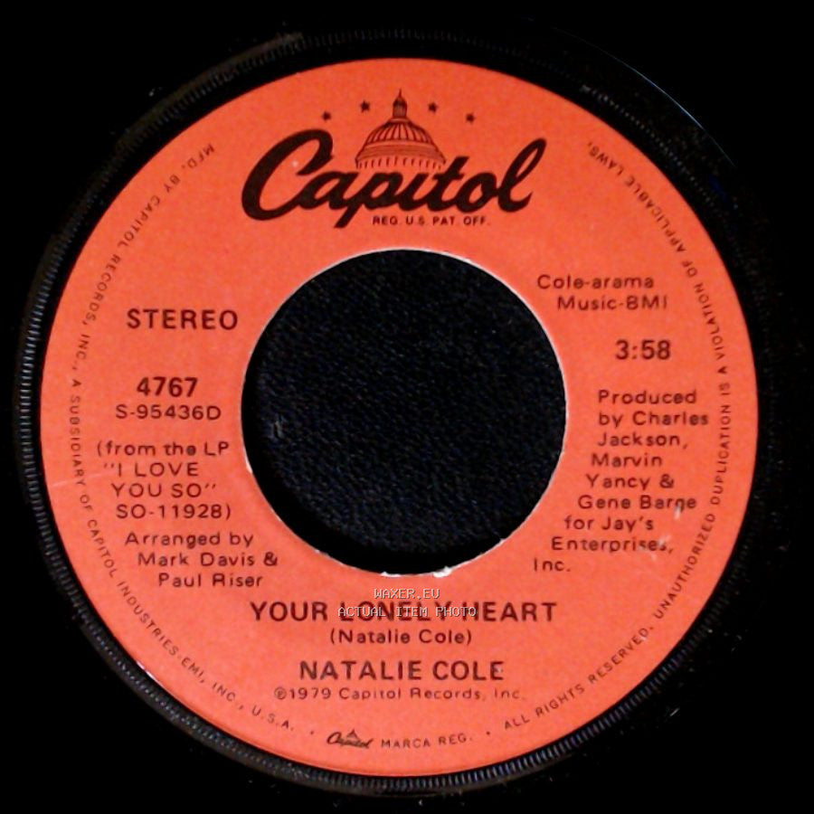 Natalie Cole - Your Lonely Heart / The Winner side A