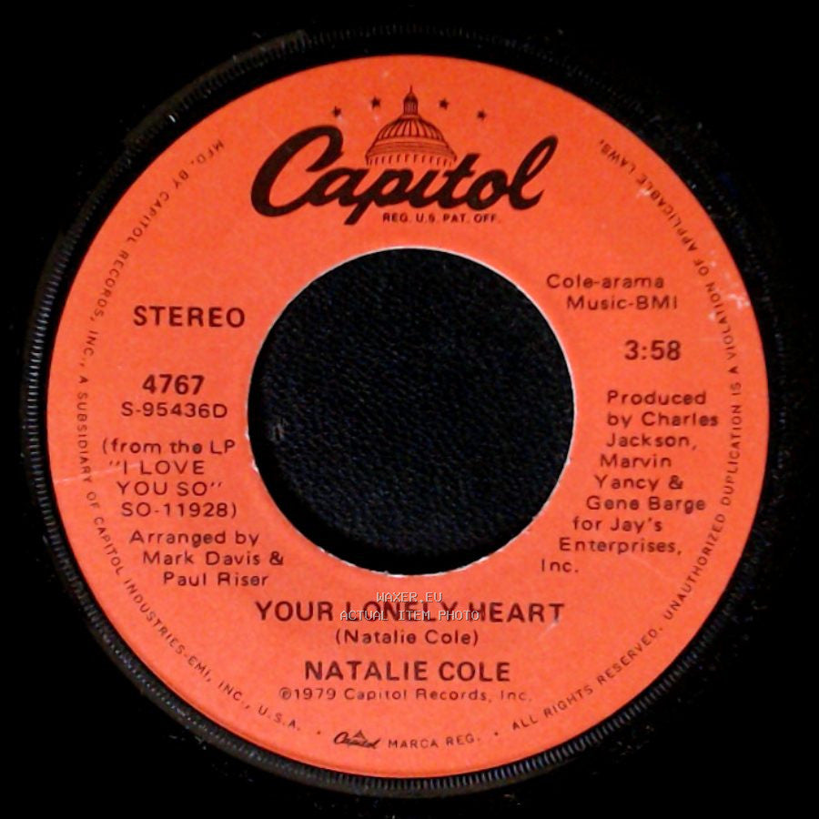 Natalie Cole - Your Lonely Heart / The Winner side A