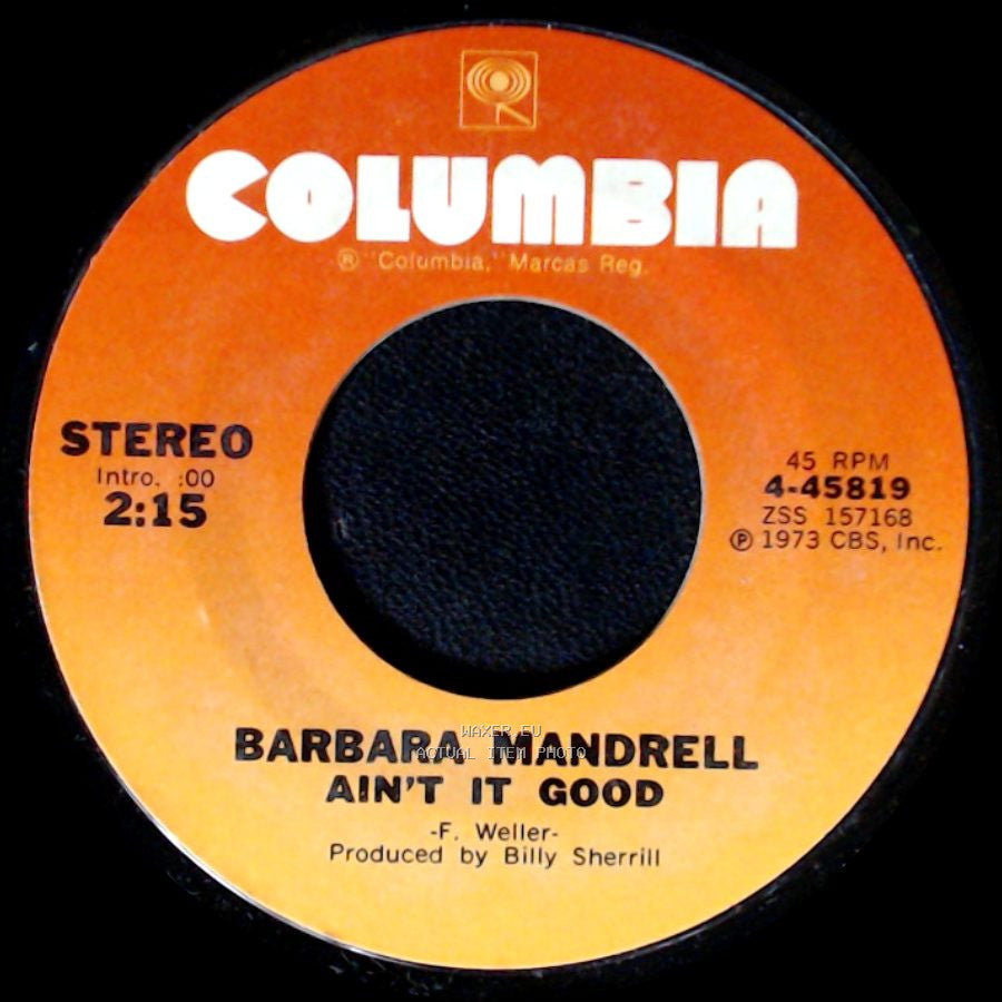 Barbara Mandrell - Ain't It Good / Give A Little, Take A Little side A