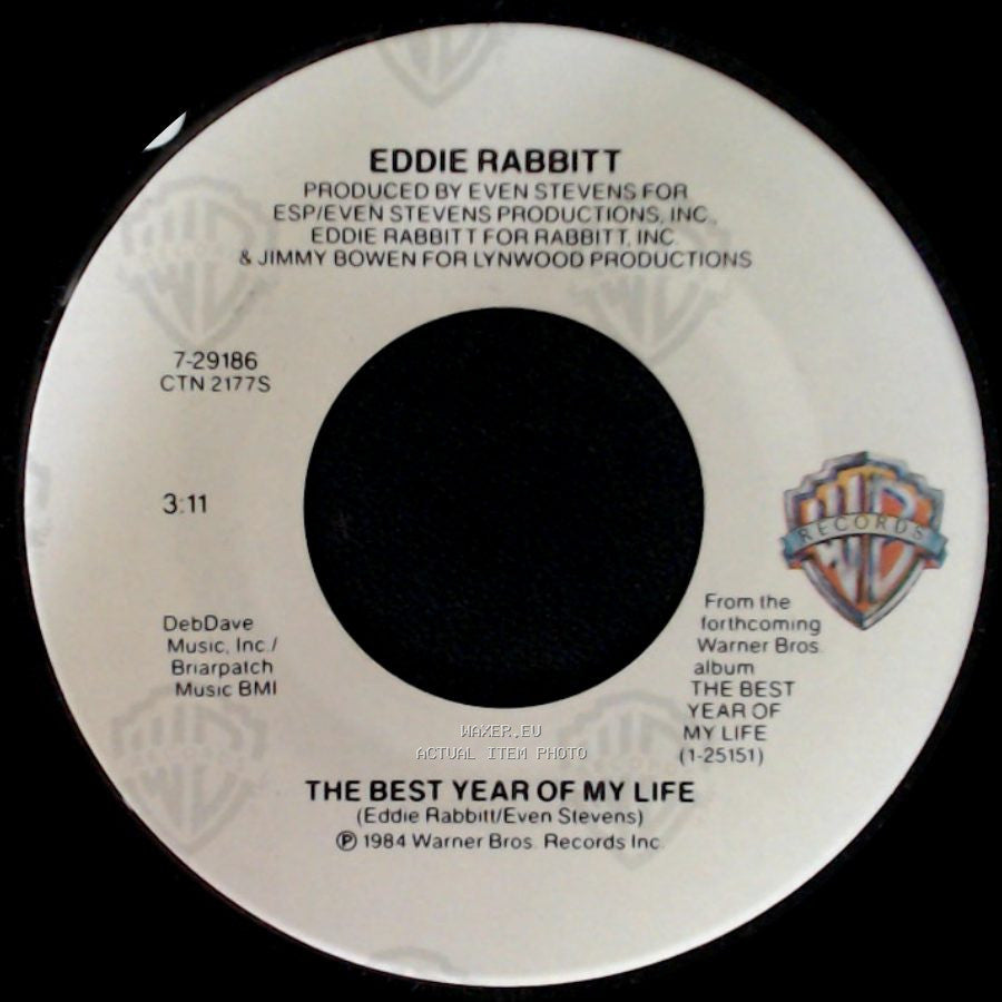 Eddie Rabbitt - The Best Year Of My Life / Over There side A