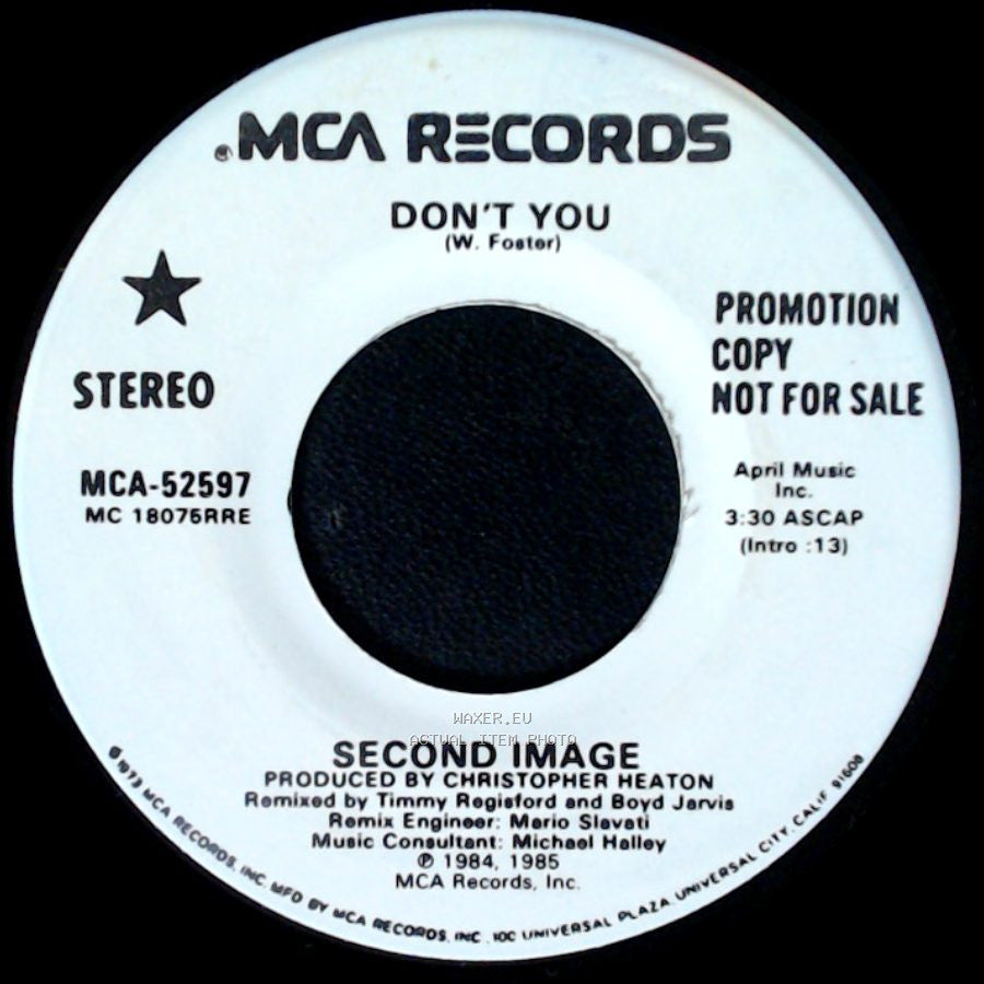 Second Image - Don't You / Don't You (W. Footer) side B