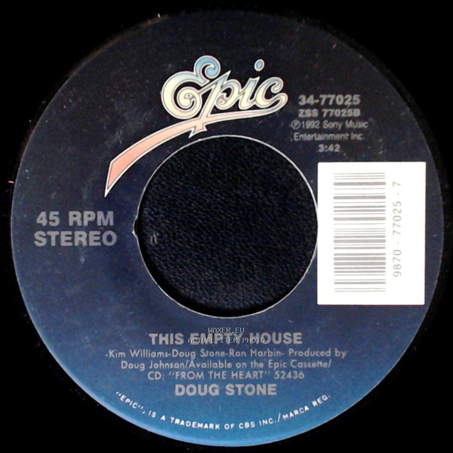 Doug Stone - This Empty House / Why Didn't I Think Of That side A