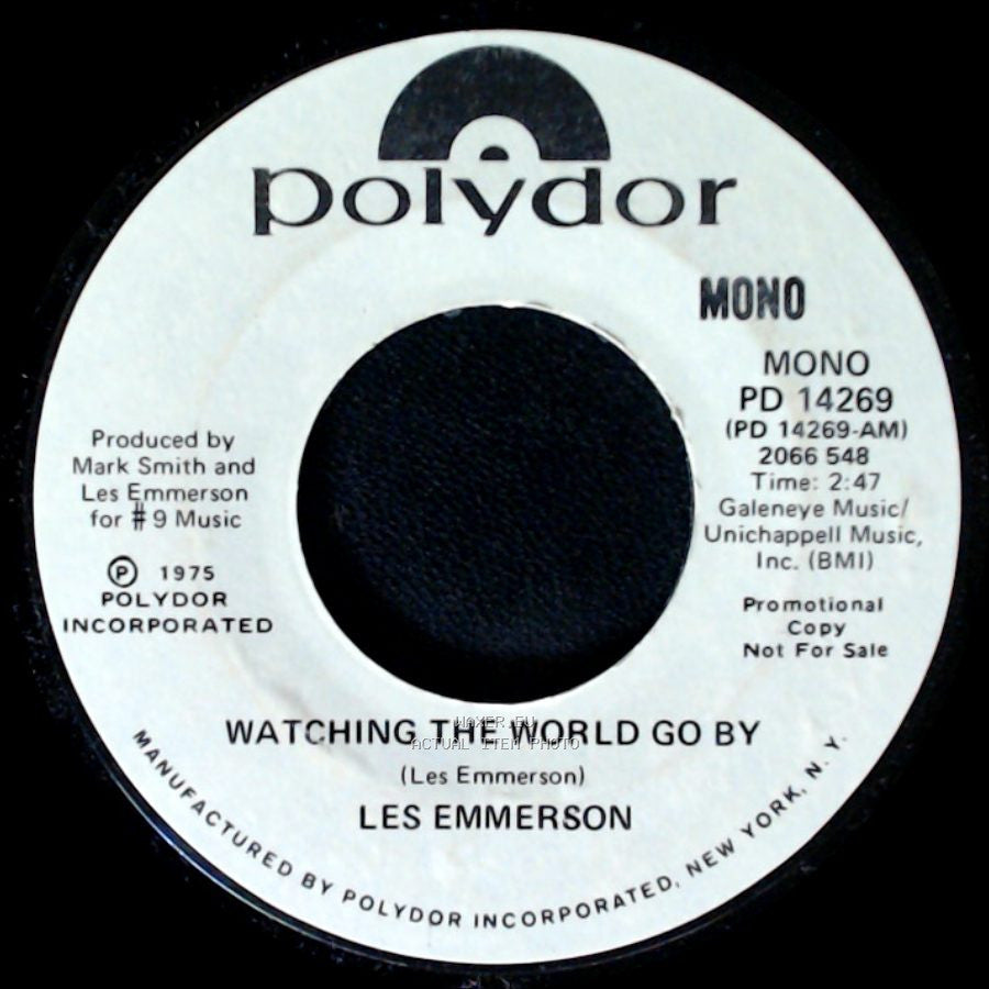 Les Emmerson - Watching The World Go By / Watching The World Go By side A