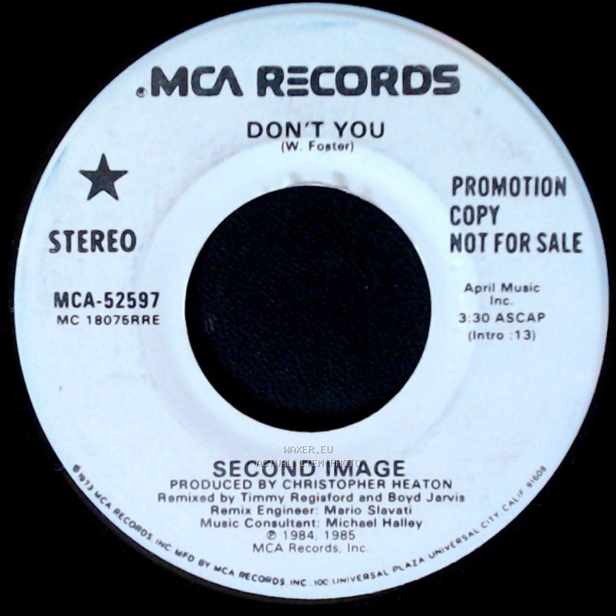 Second Image - Don't You / Don't You (W. Footer) side A