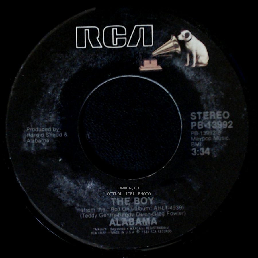 Alabama - The Boy / There's No Way side A