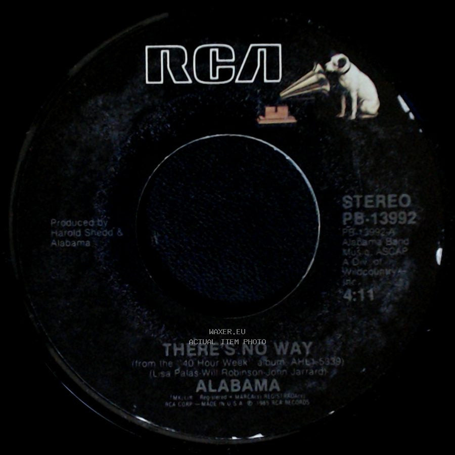 Alabama - The Boy / There's No Way side B