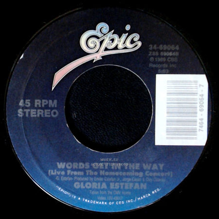 Gloria Estefan - Get On Your Feet / Words Get In The Way (Live From The Homecoming Concert) side B