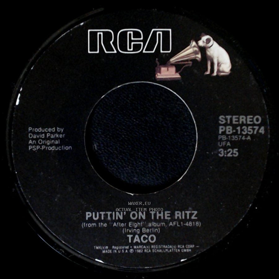 Taco - Puttin' On The Ritz / Livin' In My Dream World side A
