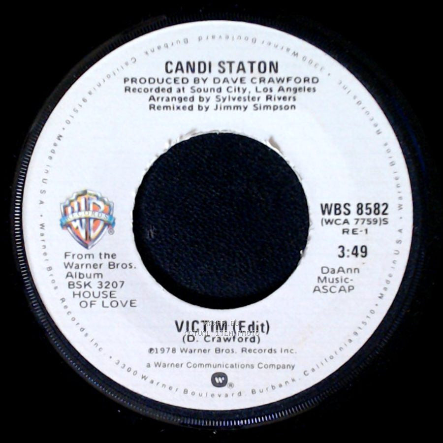 Candi Staton - So Blue / Victim (Edit) side B