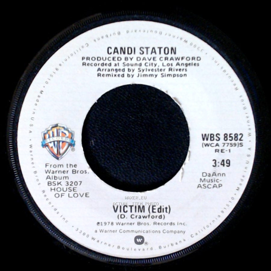 Candi Staton - So Blue / Victim (Edit) side B