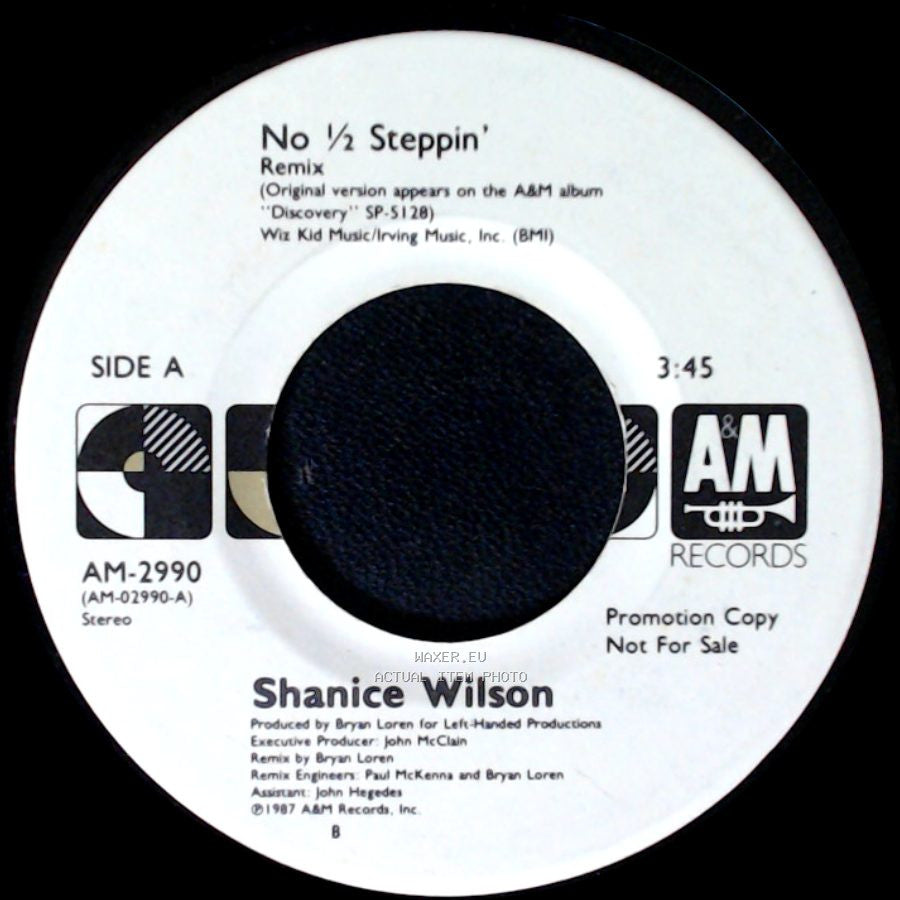 Shanice Wilson - No 1/2 Steppin' Remix / No 1/2 Steppin' Remix side A