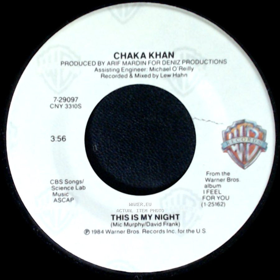 Chaka Khan - Caught In The Act / This Is My Night side B
