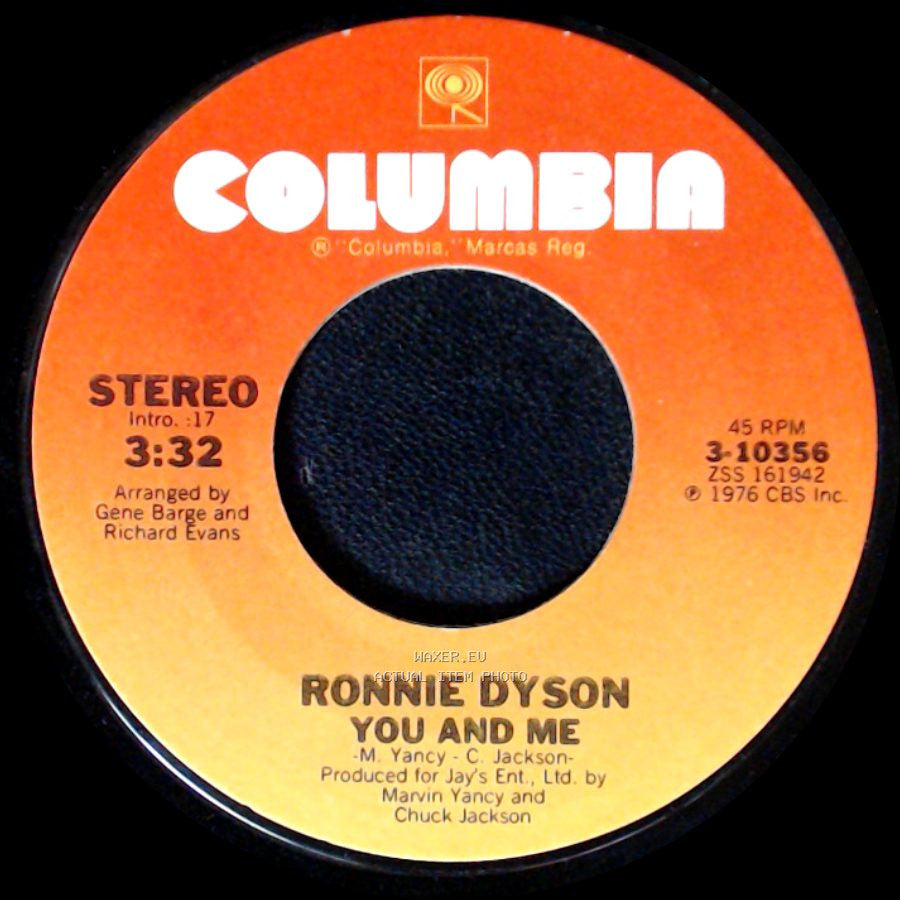 Ronnie Dyson - The More You Do It (The More I Like It Done To Me) / You And Me side A