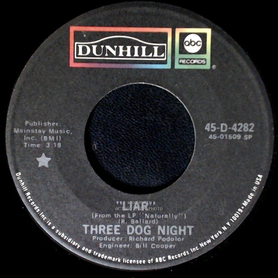 Three Dog Night - Can't Get Enough Of It / Liar side B