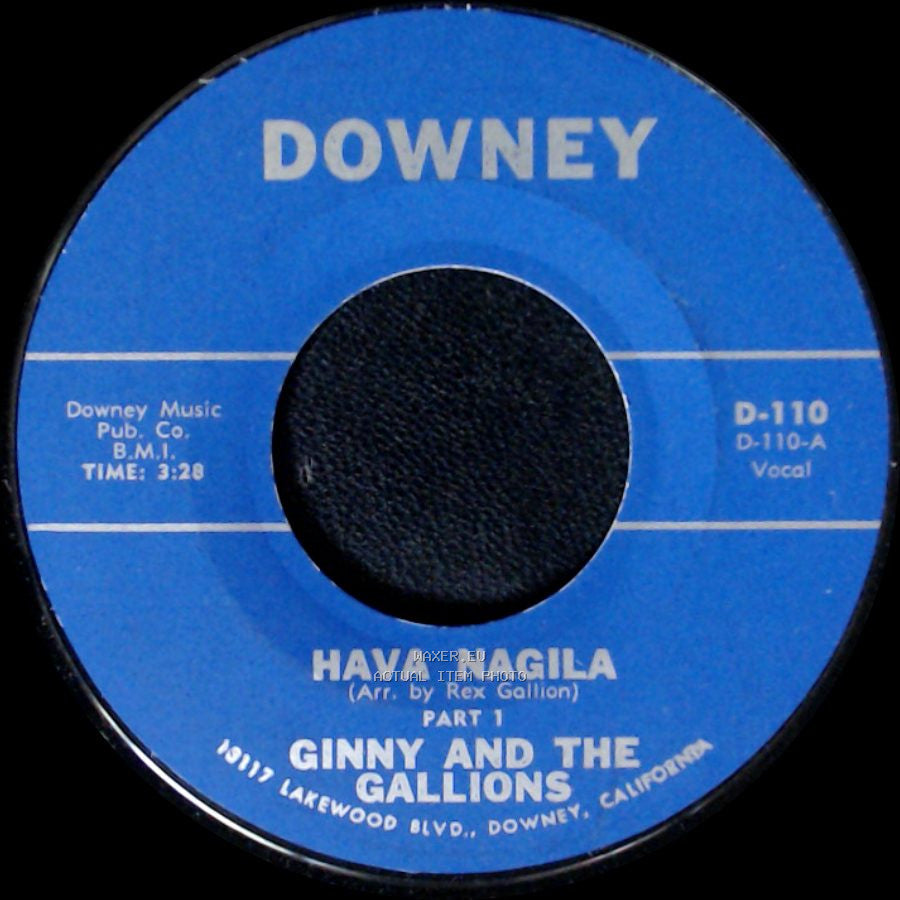 Ginny And The Gallions - Hava Nagila Part 1 / Hava Nagila Part 2 side A