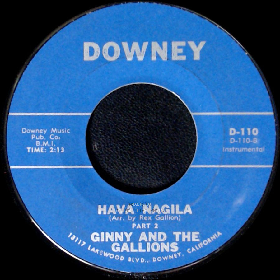 Ginny And The Gallions - Hava Nagila Part 1 / Hava Nagila Part 2 side B