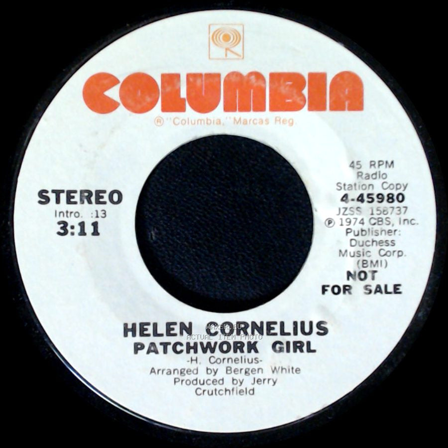 Helen Cornelius - Little Sugar Plum / Patchwork Girl side B
