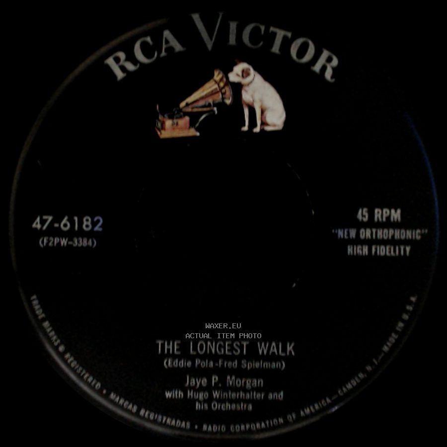 Jaye P. Morgan - Swanee / The Longest Walk side B