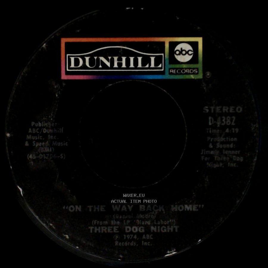 Three Dog Night - On The Way Back Home / The Show Must Go On side B