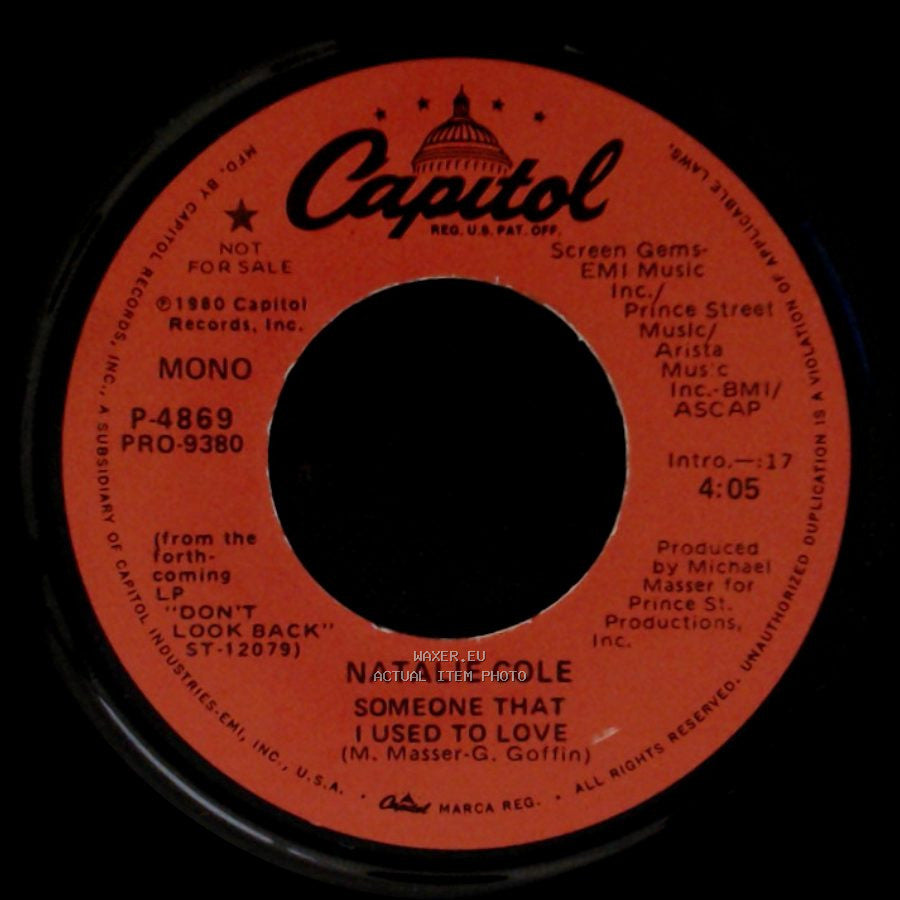 Natalie Cole - Someone That I Used To Love / Someone That I Used To Love side A