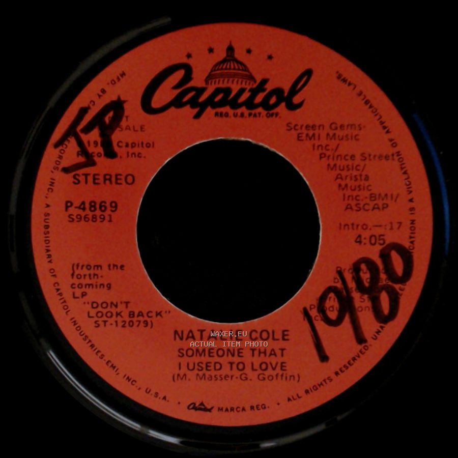 Natalie Cole - Someone That I Used To Love / Someone That I Used To Love side B