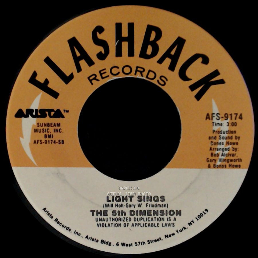The 5Th Dimension - Light Sings / One Less Bell To Answer side A