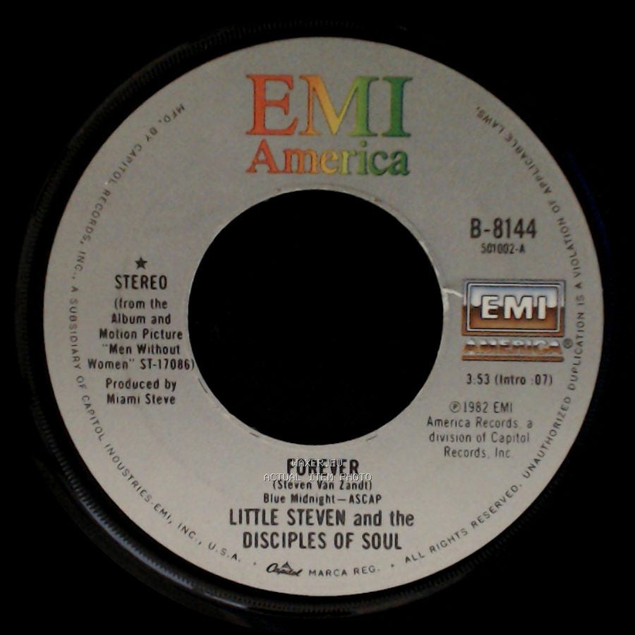 Little Steven And The Disciples Of Soul - Caravan / Forever side B
