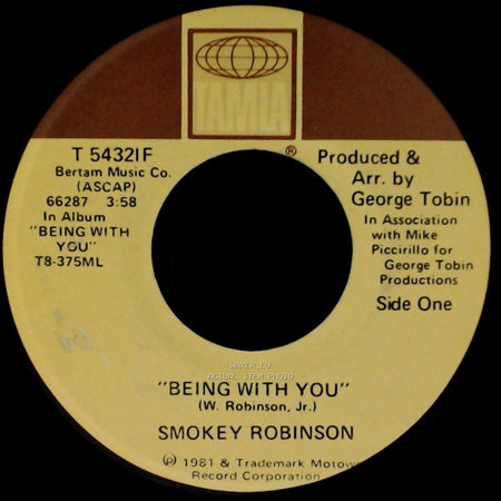 Smokey Robinson - Being With You / What's In Your Life For Me side A