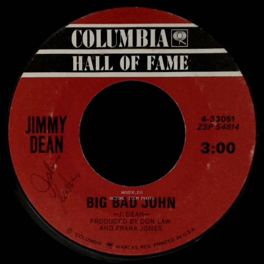 Jimmy Dean - Big Bad John / Little Black Book side A