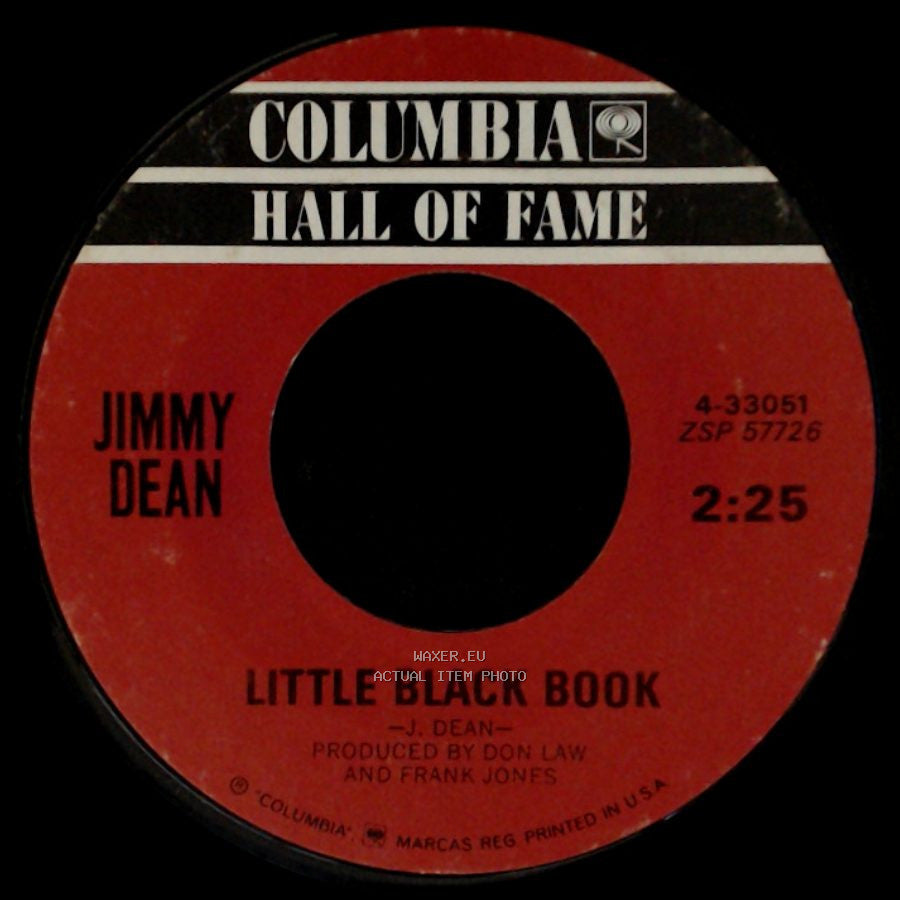 Jimmy Dean - Big Bad John / Little Black Book side B