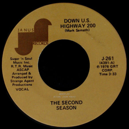 The Second Season - Down U.S. Highway 200 / Down U.S. Highway 200 (Mark Sameth) side B