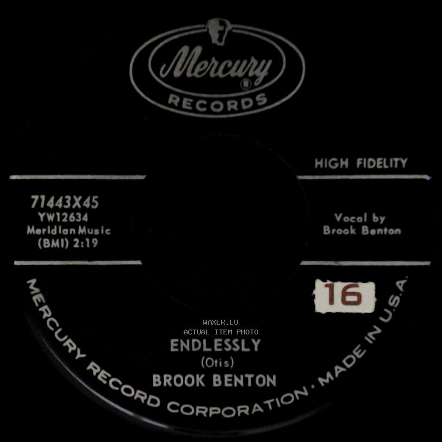 Brook Benton - So Close / Endlessly side B