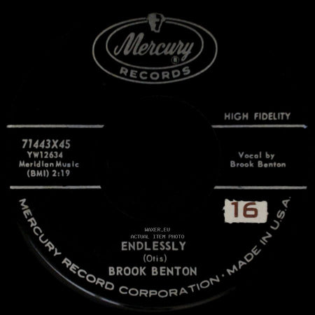 Brook Benton - So Close / Endlessly side B