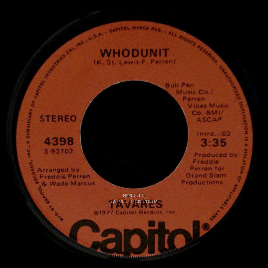 Tavares - Whodunit / Fool Of The Year side A