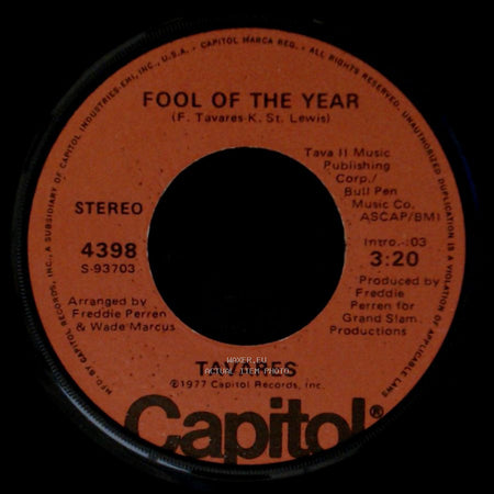 Tavares - Whodunit / Fool Of The Year side B