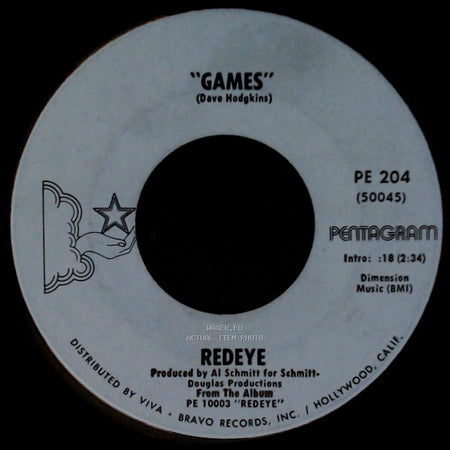 Redeye - "Collections Of Yesterday And Now" / Games side B