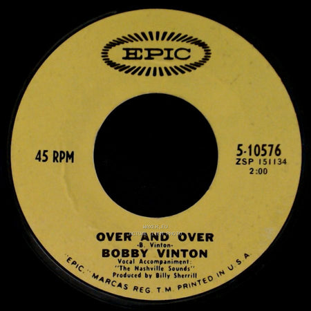 Bobby Vinton - My Elusive Dreams / Over And Over side B