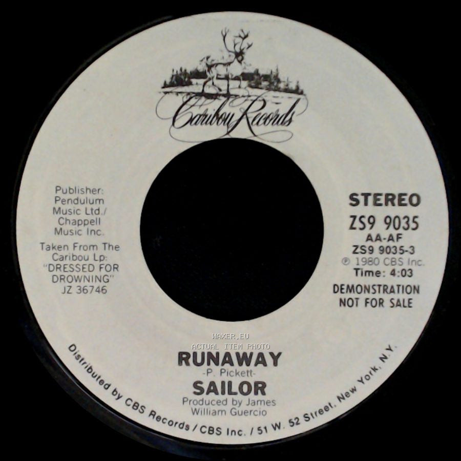 Sailor - Runaway / Runaway side A