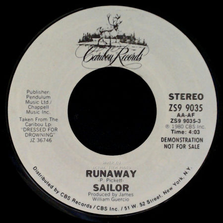 Sailor - Runaway / Runaway side A