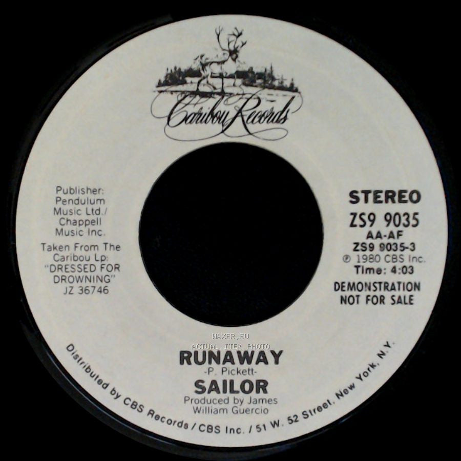 Sailor - Runaway / Runaway side B