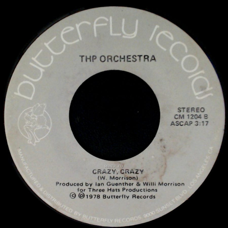 Thp Orchestra - Black Orpheus (Manha De Carnival) / Crazy, Crazy side B
