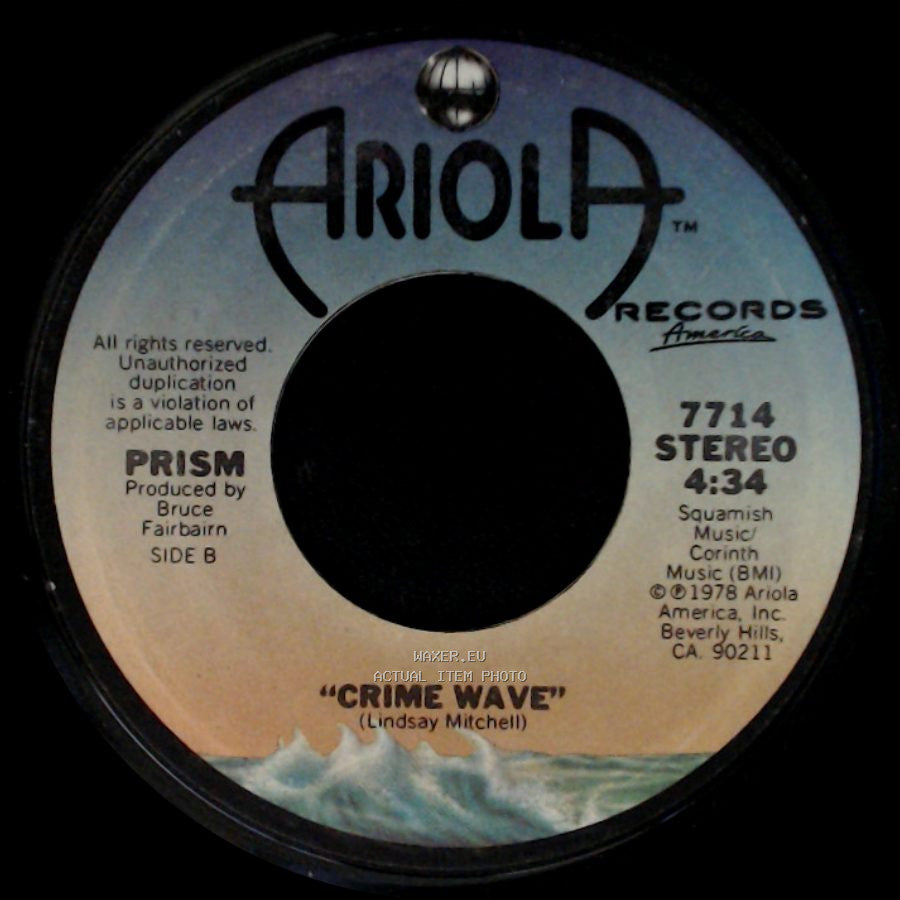 Prism - "Flyin'" / Crime Wave side B