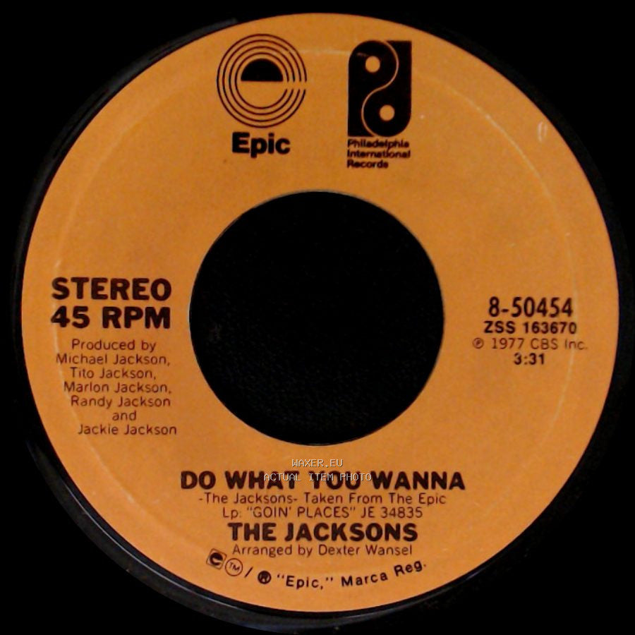 The Jacksons - Do What You Wanna / Goin' Places side A