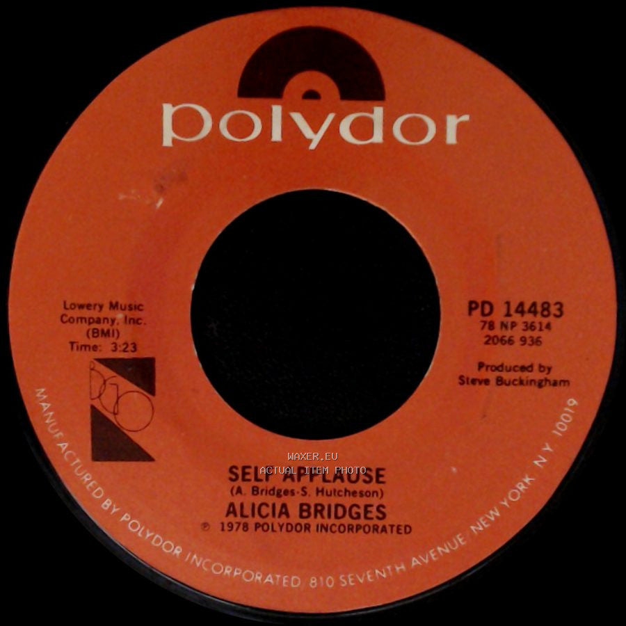 Alicia Bridges - Self Applause / I Love The Nightlife (Disco 'round) side A