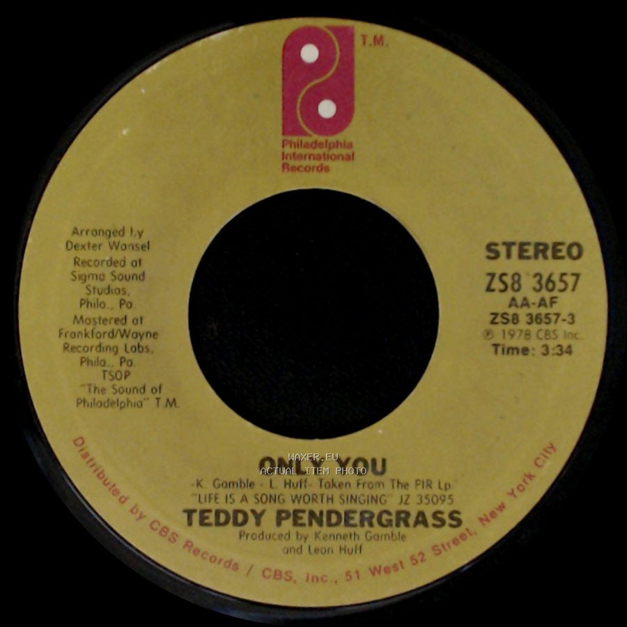 Teddy Pendergrass - Only You / It Don't Hurt Now side A