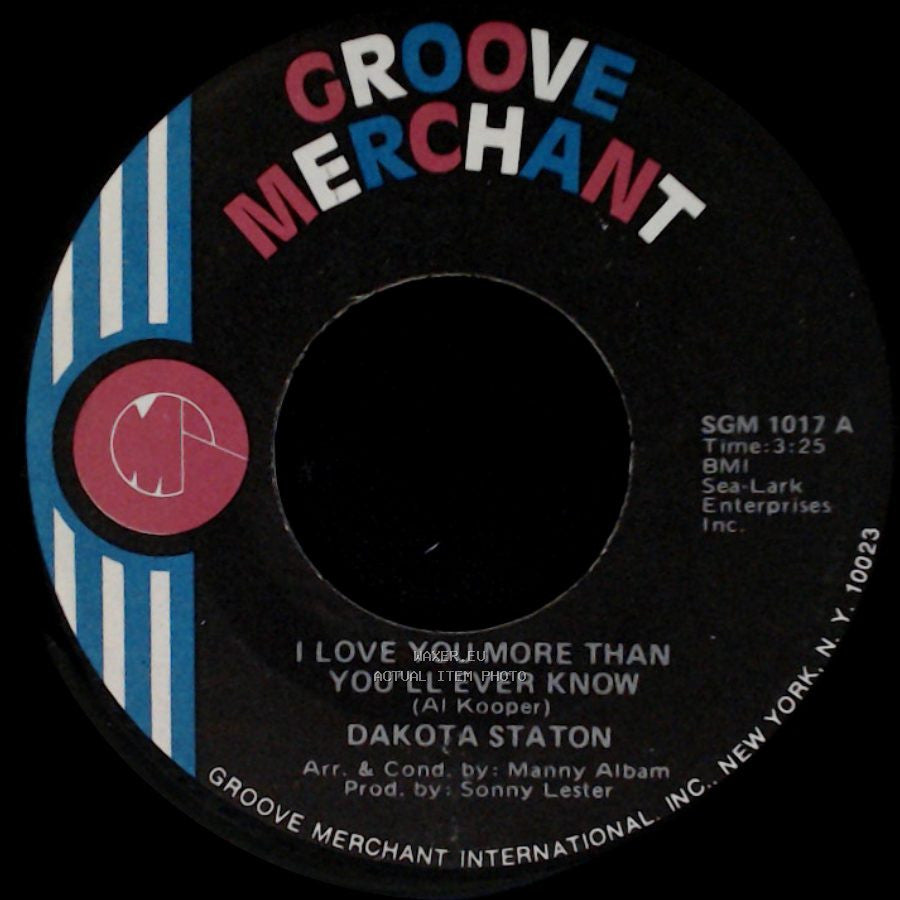 Dakota Staton - I Love You More Than You'll Ever Know / (I Want A) Country Man side A