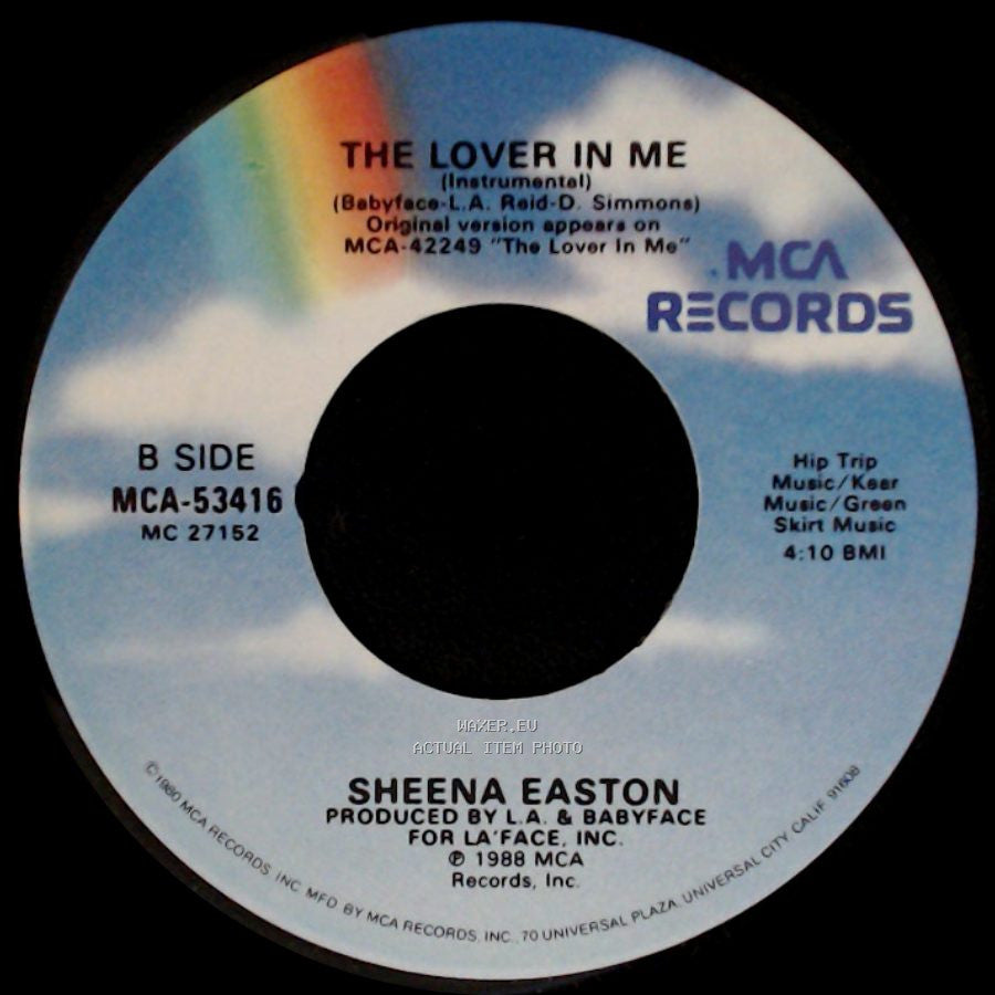 Sheena Easton - The Lover In Me / The Lover In Me side B