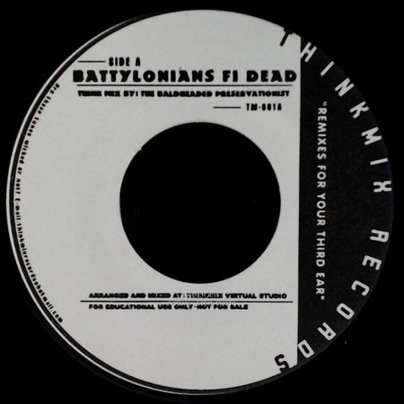 Battylonians Fi Dead - Theme Mix By The Dalsblads Preservationist / Unknown Title B side A